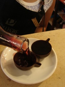 ginga in chocolate dups obidos