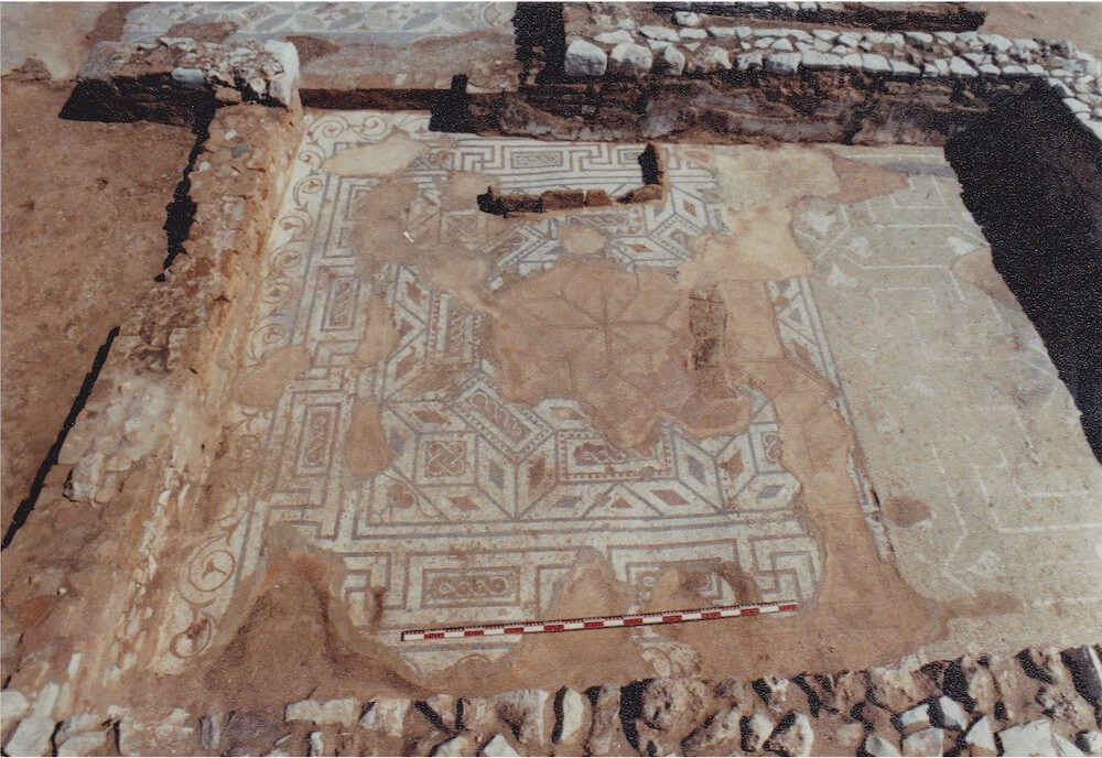 roman ruin mosaics algarve