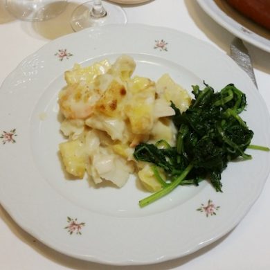Tia Alice, Bacalhau Gratinado,
