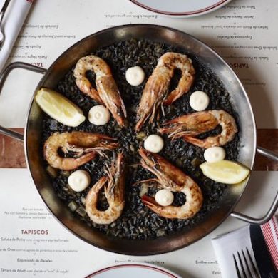 tapisco henrique sa pessoa lisbon lisboa squid ink paella