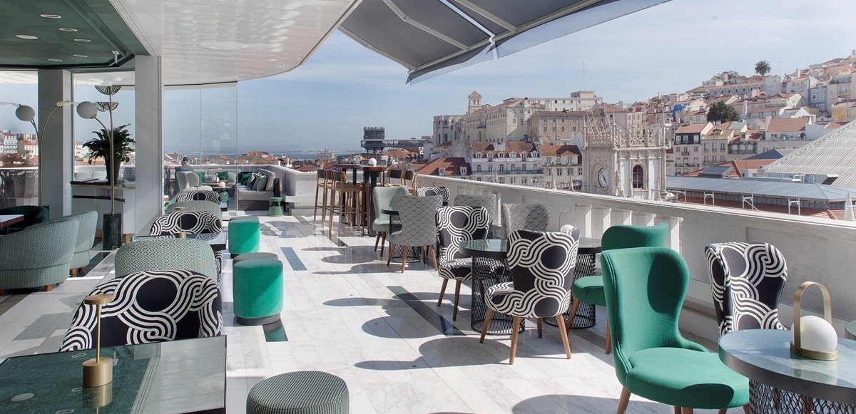 Rossio Gastrobar Sexy Rooftop Restaurant & Bar in Lisbon Portugal