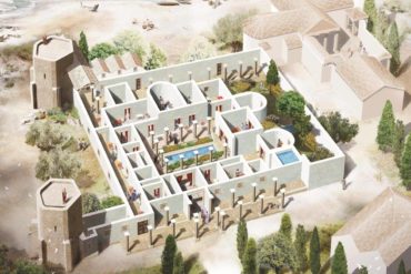 cerro da vila aerial illustration