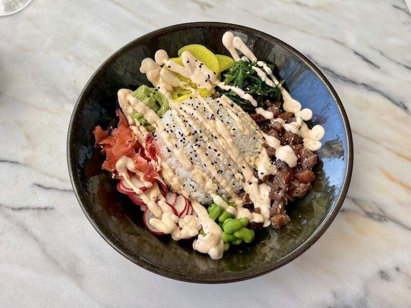 bold octopus poke bowl