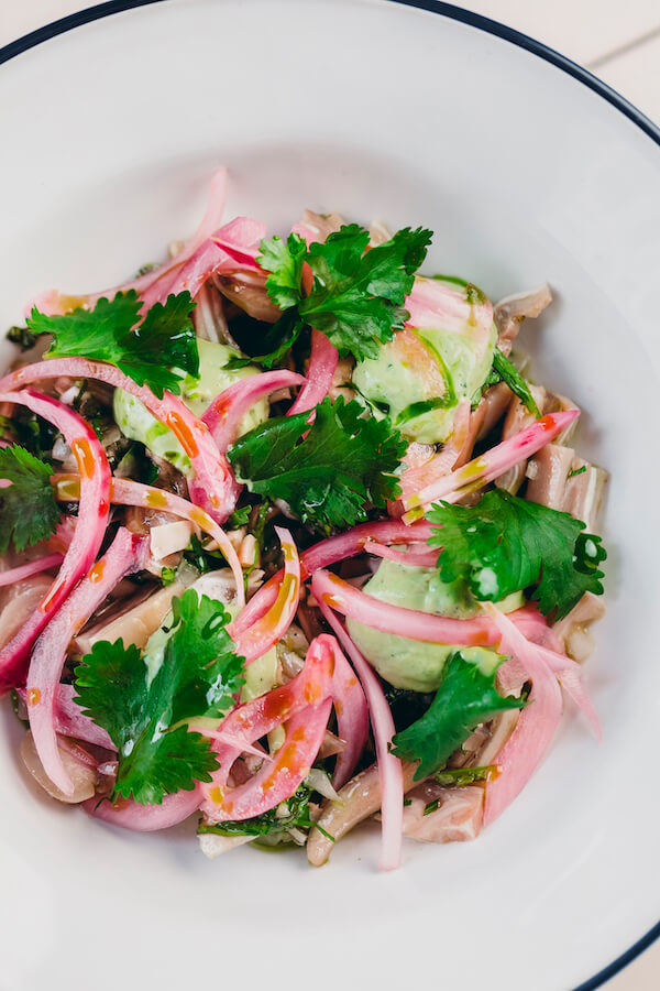 corrupio pigs ear salad