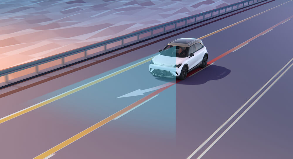 Smart #1 lane assist