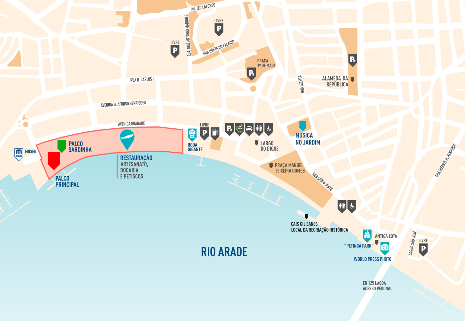 Portimao Sardine Festival Mapa
