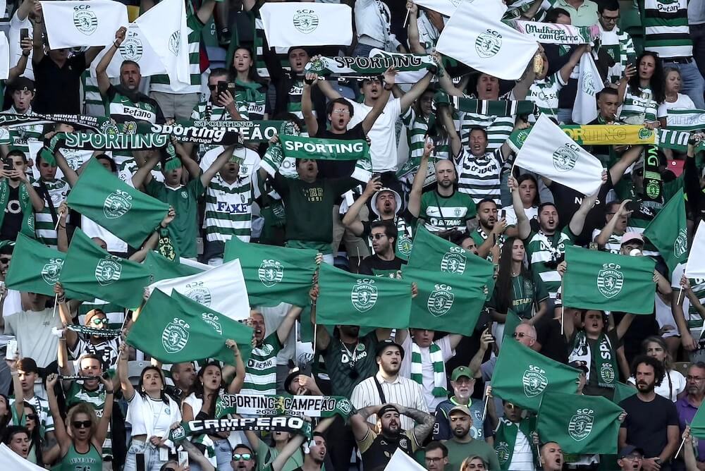 sporting football fans lisbon