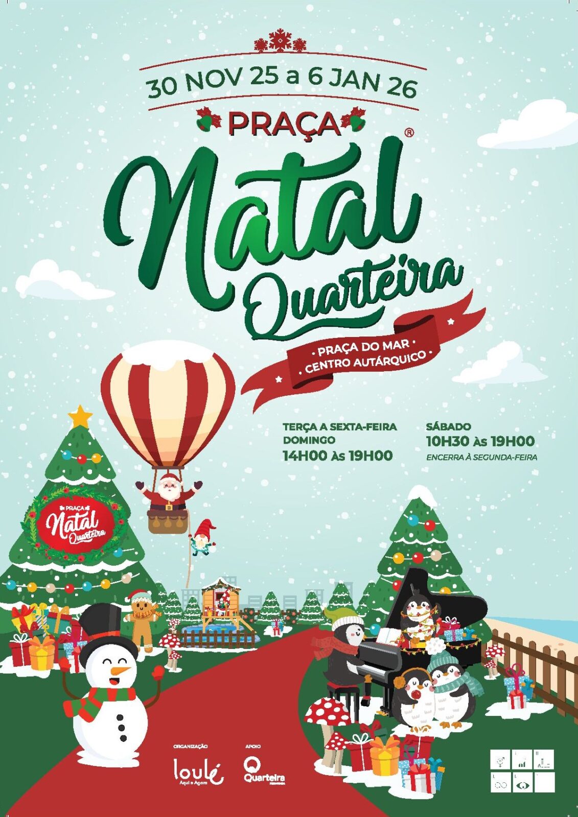 quarteira praça natal 2025