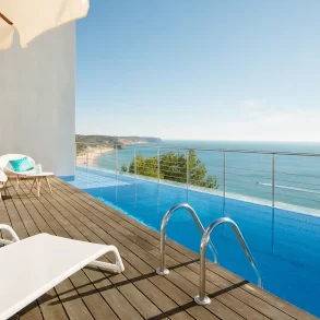 clifftop contemporary villa algarve
