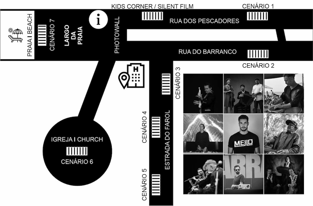 carvoeiro noite branca mapa