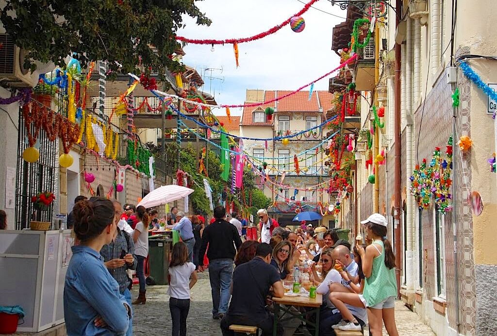 arraial street party lisbon