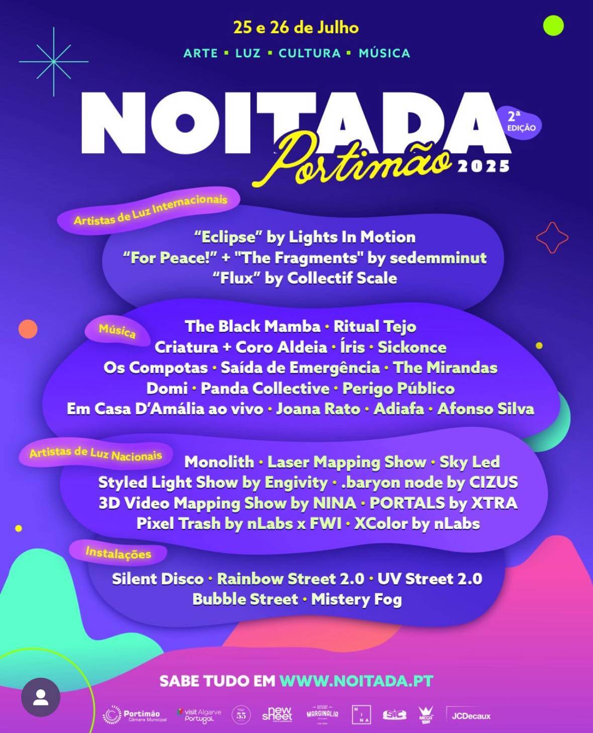 noitada portimao 2025 program