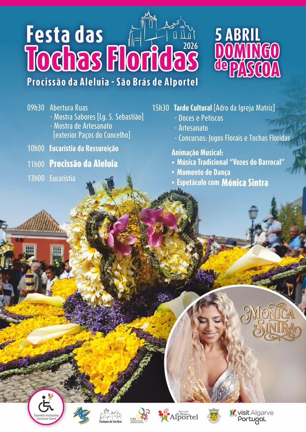 sao bras tochas floridas